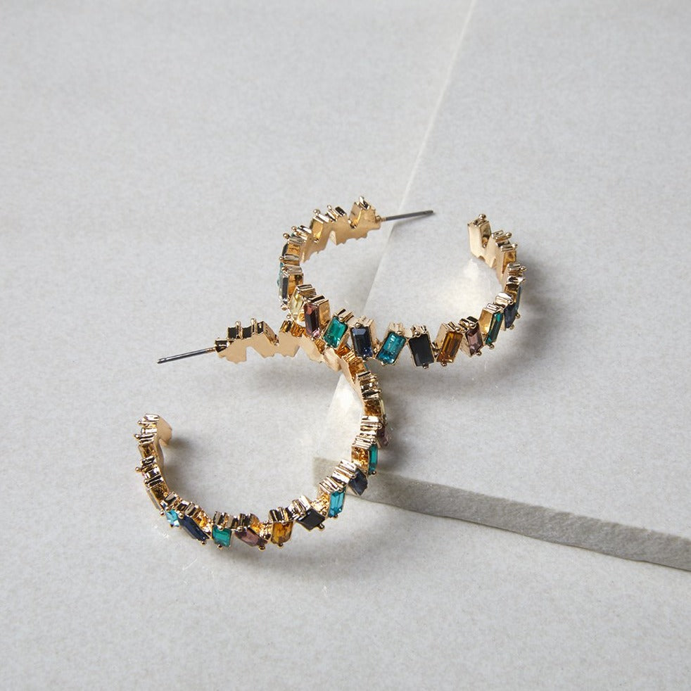 Flipkart.com - Buy Snowpearl Oxidized Brass Hoop Earrings, Bali,  Multicolored Thread Work for Women & Girls Brass Hoop Earring Online at  Best Prices in India